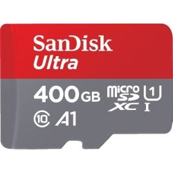 SanDisk SDSQUAR-400G-GN6MA400GB Ultra UHS-I microSDXC Memory Card with SD Adapter