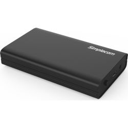 Simplecom SE301 3.5 inch SATA to USB 3.0 Hard Drive Docking Enclosure - Black