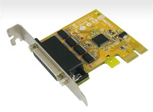 Sunix SER6456AL SER5456AL PCIe 4-Port Serial RS-232 Card - Low Profile
