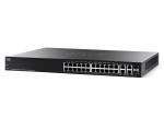 Cisco SF 300 24-Port 10/100 Managed Switch 24 PoE+ Ports 180 Watts 2 GbE & 2 combo Gb SFP Slots