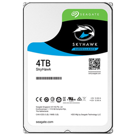 SEAGATE SKYHAWK 4TB SURVEILLANCE 180TB/YR 64MB CACHE 3YRS WARRANTY