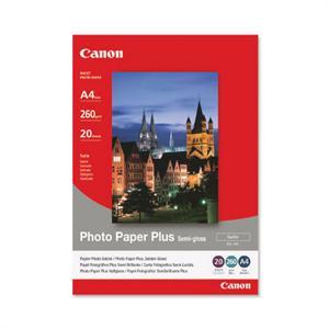 Canon SG201A4 SG201 A4 Photo Paper Plus Semi Gloss - 20 Sheets