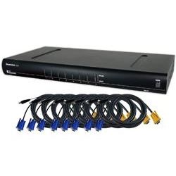 ServerLink 8 Port IP KVM, VGA/USB/PS2 & 8 x 1.8m Cables