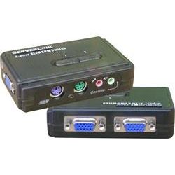 ServerLink 2 Port KVM - VGA/PS2/Audio & 2 x 1.2m cables