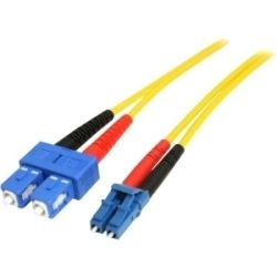 10m SM Duplex Fiber Patch Cable LC to SC