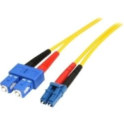 10m SM Duplex Fiber Patch Cable LC to SC