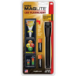 Minimag LED 2AA FLSHLGHT Black