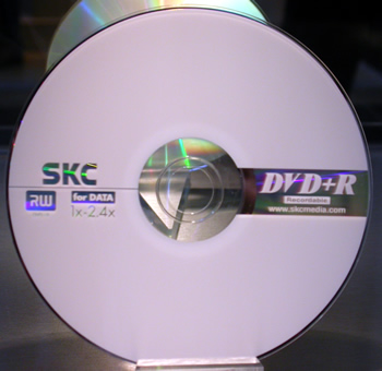 SKC 4.7GB 4x DVD+RW Media 10pk SKC Packaged 4.7Gb 4x DVD+RW