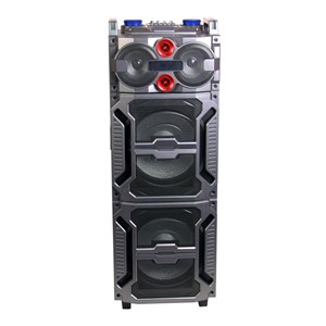 Floor Speaker 12 x 2  60w  LED Lights  Karaoke  USB  BT  FM Radio  MP3 Playback