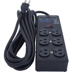 Furman SS-6BSS-6B Power Pro Plug 6 Outlet Block