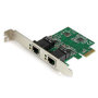 StarTech Dual Port Gigabit PCI Express Server Network Adapter Card - PCIe NIC