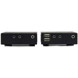 HDMI over CAT5 HDBaseT Extender with USB Hub - 295 ft (90m) - Up to 4K