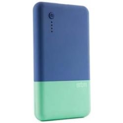 STM Power Bank 5K - Dutch Blue/Mint