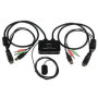 2 Port USB HDMI Cable KVM Switch