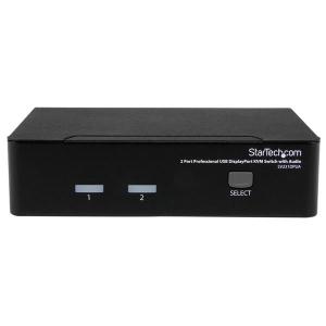 2-Port USB DisplayPort KVM Switch