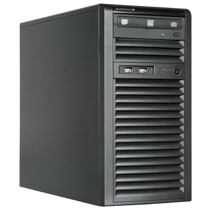SuperMicro SuperChassis 731i-300B, Mini Tower, Suits Micro ATX MB, 2 x Front USB 2.0, 2 x 5.25