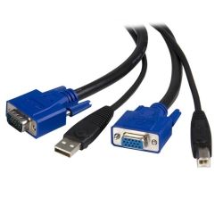 6 ft 2-in-1 USB KVM Cable