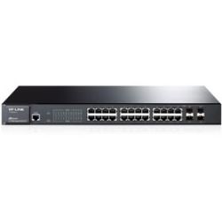 TP-LINK (TL-SG3424) 24 PORT GIGABIT L2 MANAGED SWITCH, GbE(24),SFP(4), MICRO USB(1)5YR