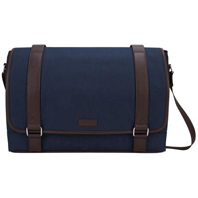 15.6IN CITY FUSION II MESSNGR BLUE BROWN