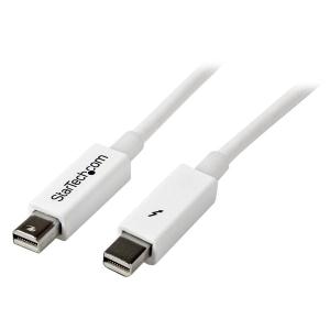 StarTech 0.5m White Thunderbolt Cable - M/M