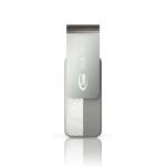 Team Group USB Drive 32GB, C142, USB2.0, White & Silver, Rotating, Capless, 15MB/s Read*, 15g, Lifetime Warranty