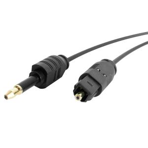 StarTech 10ft Toslink to Miniplug Digital Audio Cable