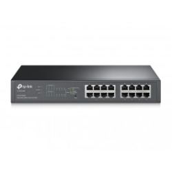 TP-LINK 16 PORT SMART DESKTOP AND RACKMOUNT SWITCH GbE(16), POE (8),5YR WTY
