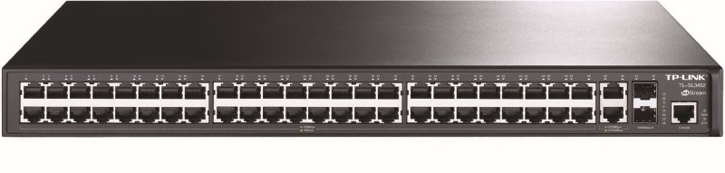 TP-Link TL-SL3452 JetStream 48-Port 10/100Mbps + 4-Port SFP Gigabit L2 Managed Switch 17.6Gbps Bandwidth 13.1Mpps Packet Forwarding L2/L3/L4 QoS LS