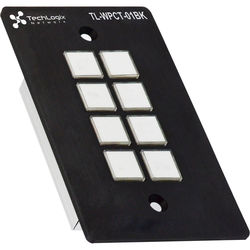 TechLogix Networx TL-WPCT-01BKWallplate Controller with RS232 RS485 IR Relay & Mini-USB Ports