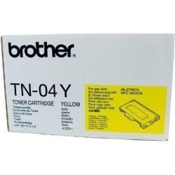 Brother TN04Y Yellow Toner Cartridge (6.6K) - GENUINE