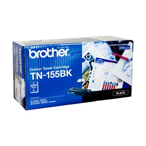 Brother TN-155BK Black Toner Cartridge - 5,000 pages