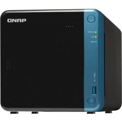 QNAP TS-453BE-2G, NAS, 4BAY (NO DISK),CEL-J3455, 2GB,USB 3.0(5),GbE,PCIe(1), HDMI,TWR, 2YR