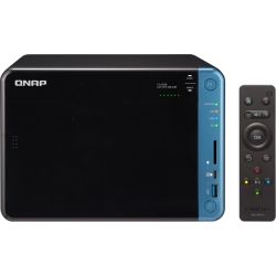 QNAP TS-653B-4G 6-Bay NAS Intel Celeron J3455 Quad-Core ~2.3GHz 4GB DDR3L 1xPCIe 2xHDMI 4K 5xUSB3.0 1xUSB-C 2xGigabit LAN Hot-swappable 10xGbE option