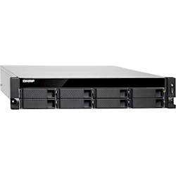 QNAP TS-853BU-4G, 8BAY NAS (NO DISK), CEL-J3455, 4GB, USB-C, GbE(4), 2U, 3YR WTY
