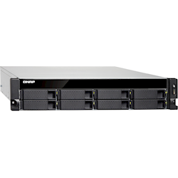 QNAP TS-853BU-RP-4G, 8BAY NAS (NO DISK), CEL-J3455, 4GB, USB-C, GbE(4),2U,RPSU,3YR WTY