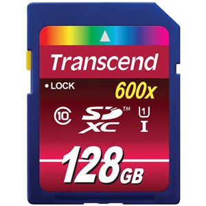 Transcend 128 GB SDXC SD Card