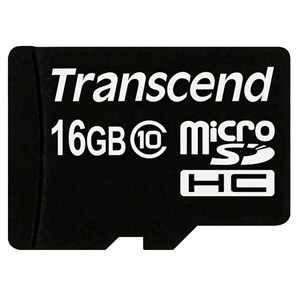 Transcend 16 GB MicroSDHC Card Class 10 UHS-1 U1