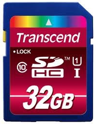 Transcend 32 GB SDHC SD Card