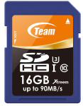 Team Xtreem SDHC 16GB UHS-1 U3 (Read 90MB/s, Write 45MB/s)