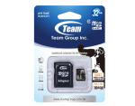 Team Group Memory Card microSDHC 32GB, Class 10, 14MB/s Write*, with SD Adapter, Lifetime Warranty