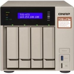 QNAP TVS-473E-4G,4 BAY NAS (NO DISK),m.2 SSD SLOT(2),RX-421BD,4GB,GbE(4),HDMI,TWR,2YR