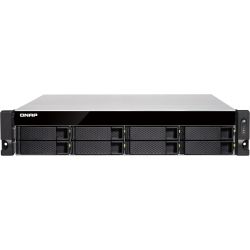 QNAP TVS-872XU-RP-I3,8 BAY NAS(NO DISK),I3-8100,4GB,10GbE SFP+(2),GbE(4),2U,3YR