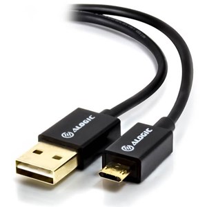 ALOGIC EasyPlug 2m Reversible USB to Reversible Micro USB Charge & Sync Cable
