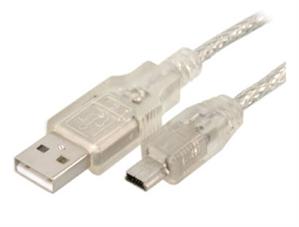 8Ware UC-2001ABN USB 2.0 Certified Cable A-B 5-Pin Mini 1m