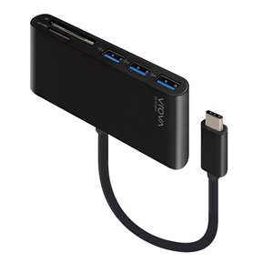 ALOGIC USB-C to Multi Card Reader & 3 Port USB Hub - MOQ:2