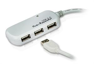 4 Port USB 2.0 Extender Hub with 39FT Booster Cable