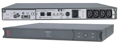 APC Smart-UPS SC 450VA 230V - 1U Rackmount/Towers, Ideal For Small to Medium Businesses, 2 Year Warranty