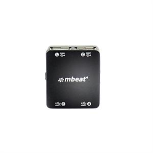 mbeat Super mini 4-Port USB 2.0 with tuck-away Cable Design USB Hub