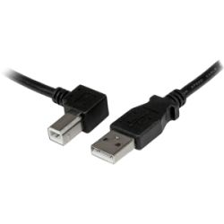 1m USB 2.0 A to Left Angle B Cable M/M