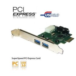 EZCool 4-Port USB3.0 PCI-Expresses Card (2 External Port + Dual Port Internal Connector)